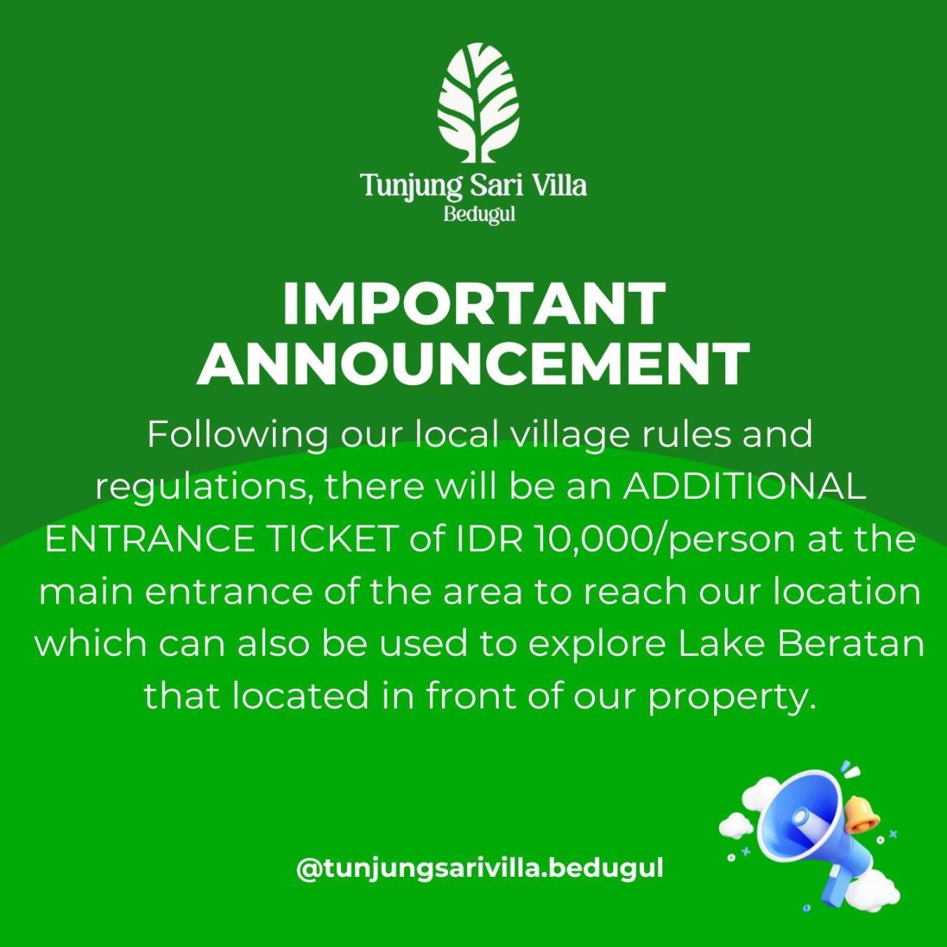 Tunjung Sari Villa Bedugul بيدوغول المظهر الخارجي الصورة